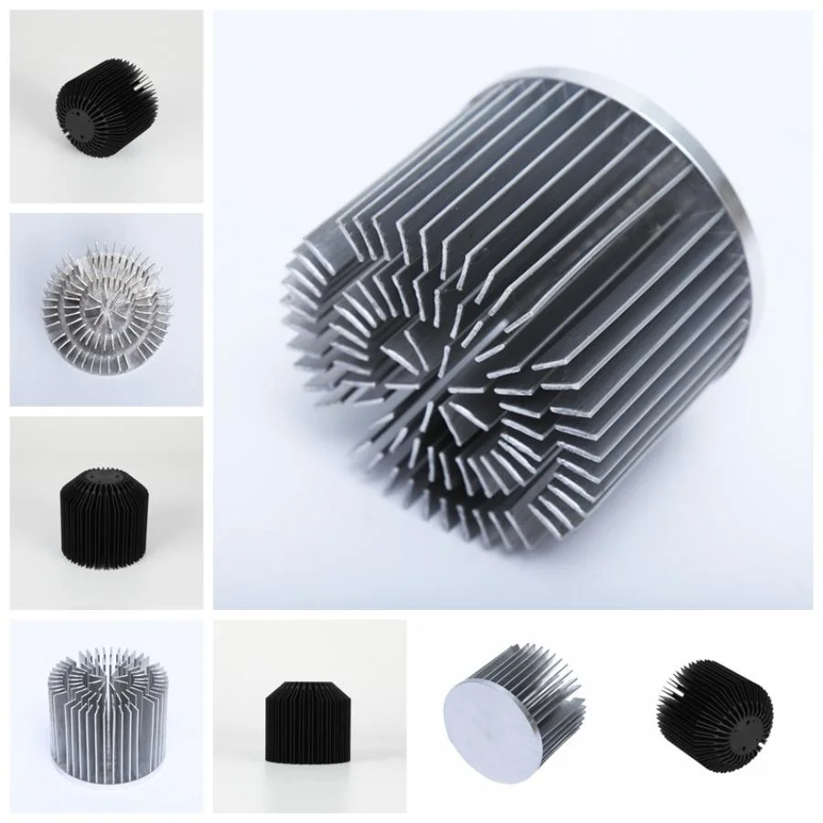 High Precision Extruded Die Casting Aluminium Heatsink with CNC Machining for LED