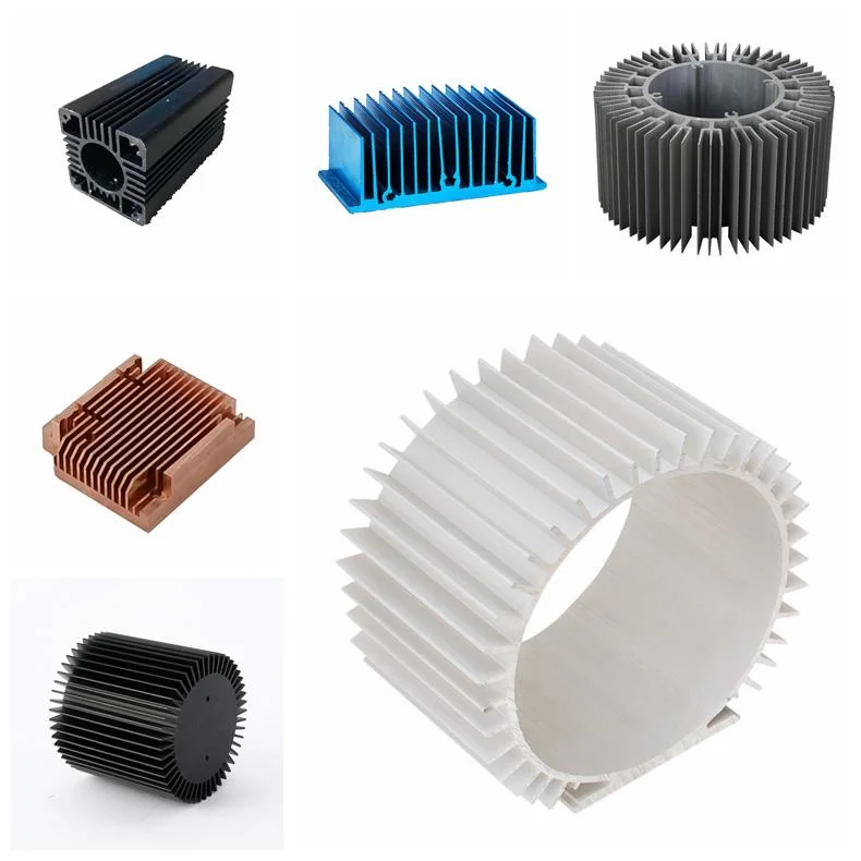 Customized Powder Coating CNC Machining Aluminum Die Casting Lighting Heatsink