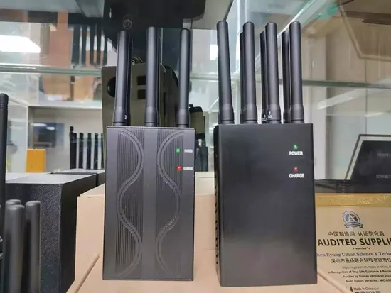 6 アンテナ高出力ポータブル軍用グレード電話ジャマーはアンチに適用されます。